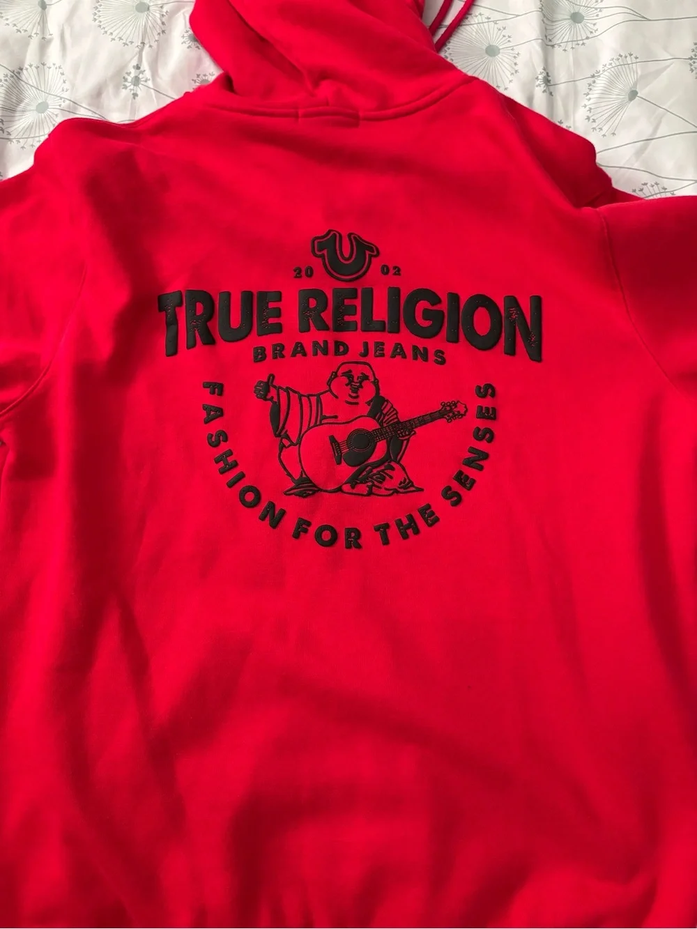True Religion bold red